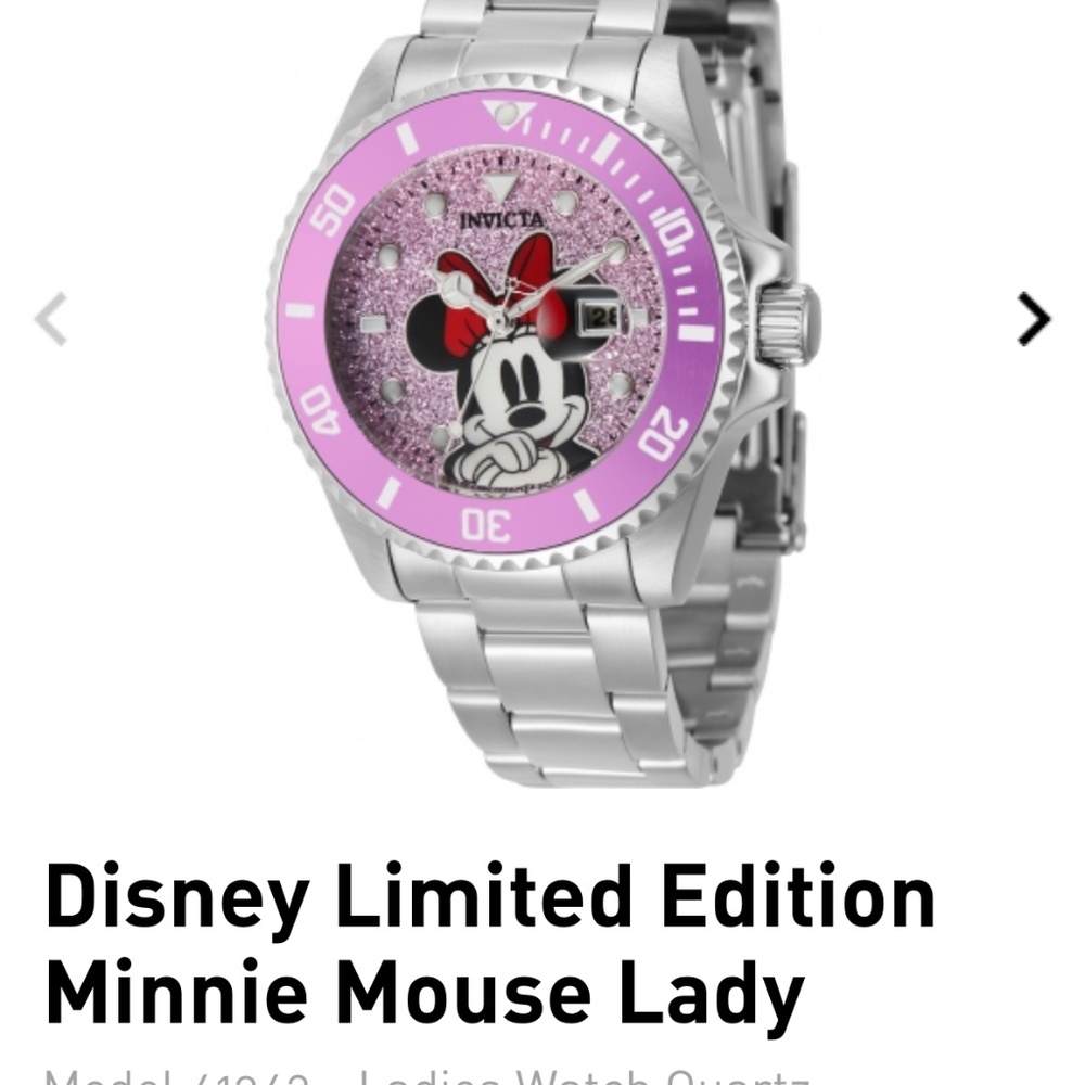 Limited Edition Minnie Mouse Watch